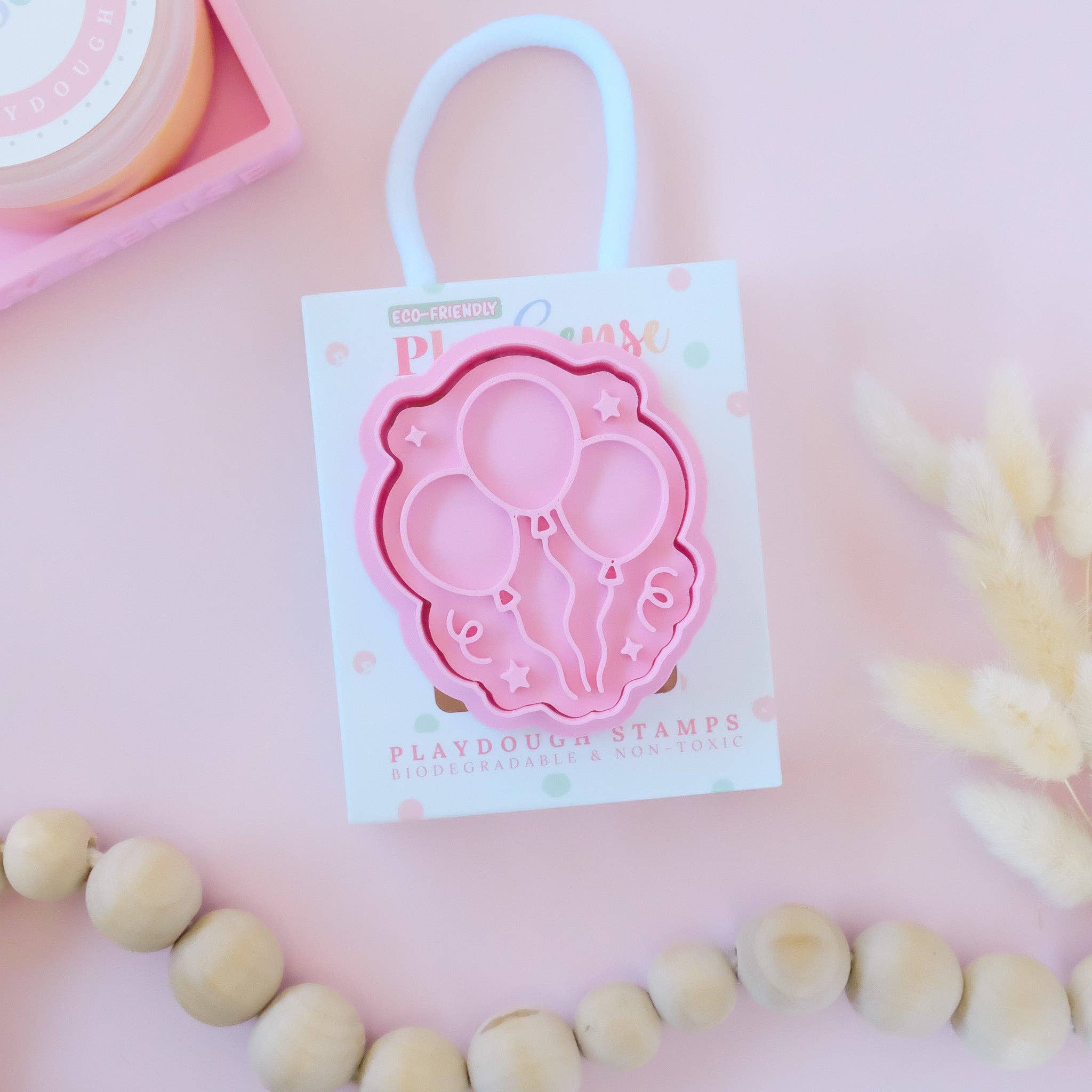 Play Sense | Eco Playdough Stamp - Celebration Balloons