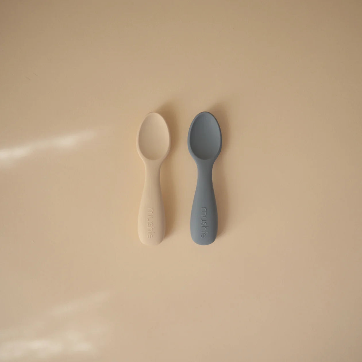 Mushie | Silicone Toddler Starter Spoon - 2pk