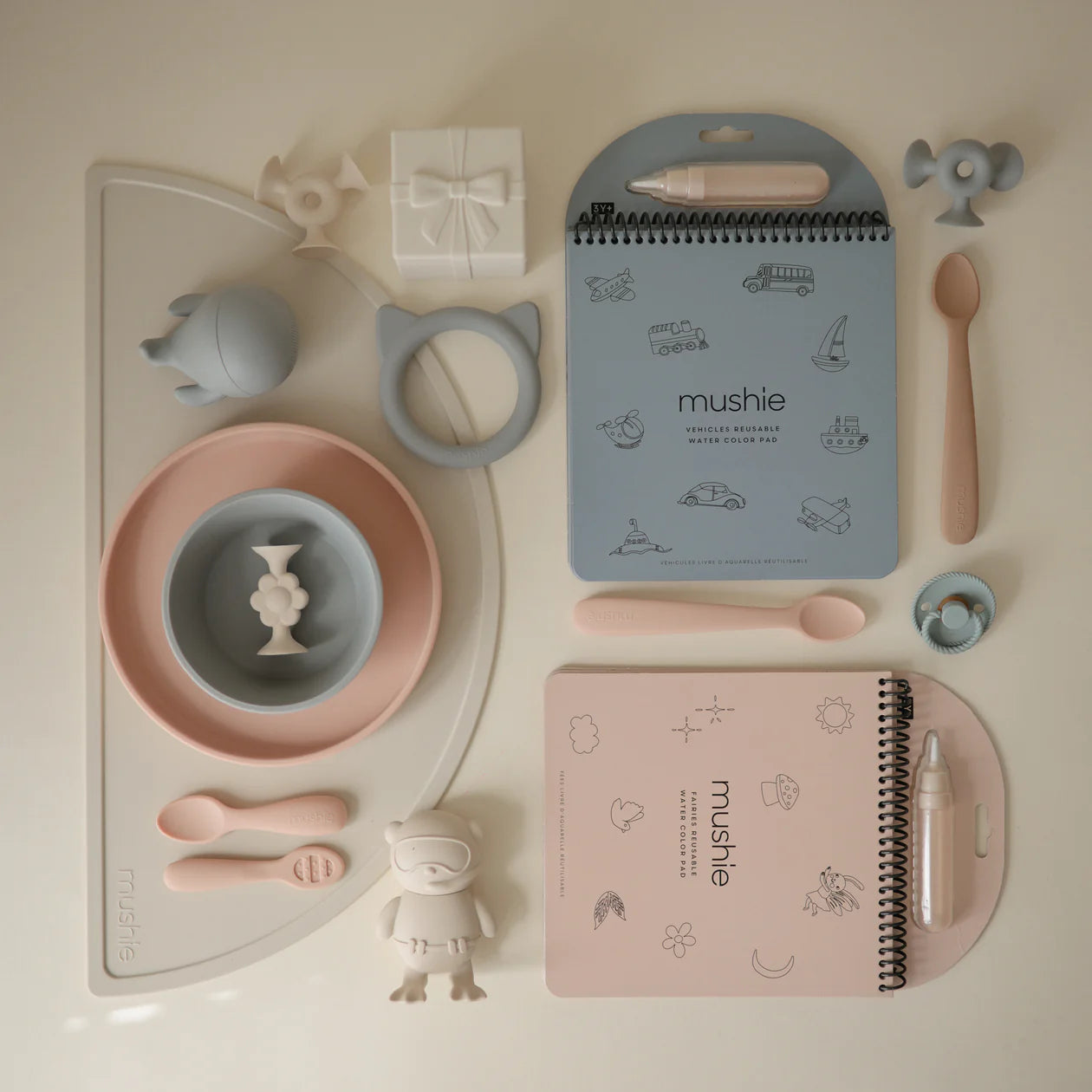 Mushie | Reusable Watercolour Pad - Vehicles
