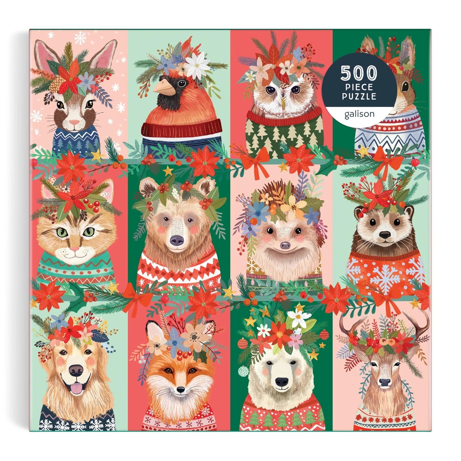 Galison | 500pc Puzzle - Furry & Bright