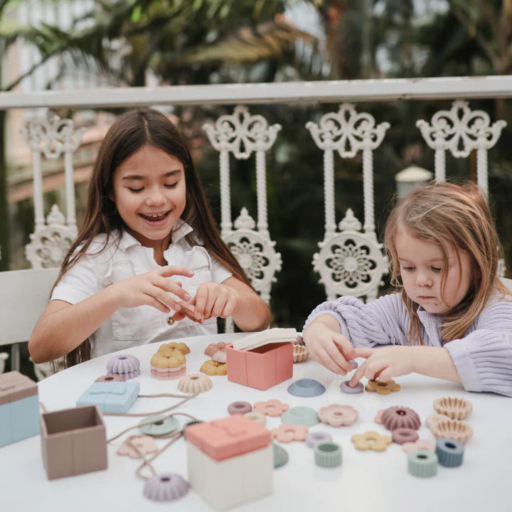 Mushie | Bead Lacing Toy Set
