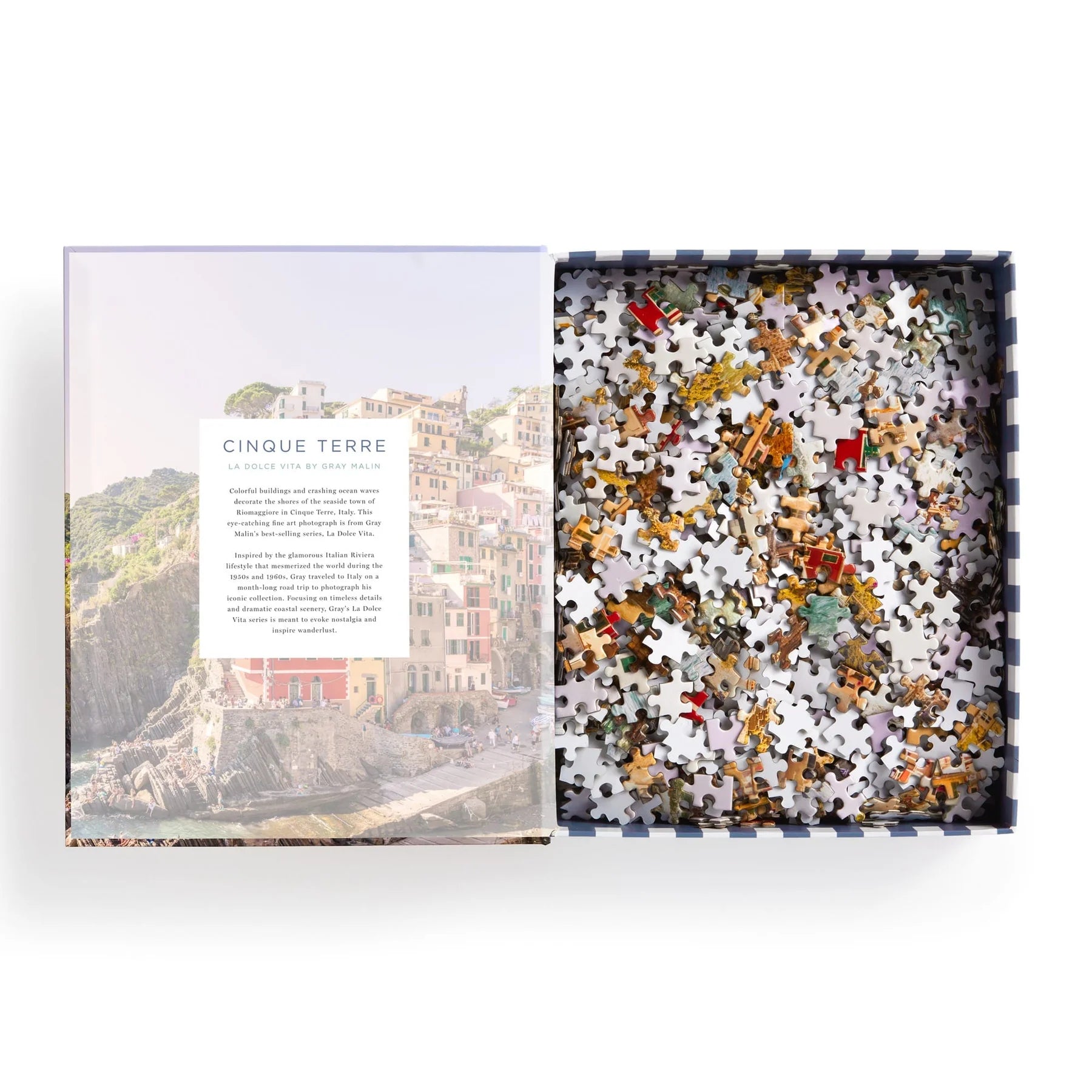 Galison | 1000pc Puzzle - Gray Malin Cinque Terre Book Puzzle