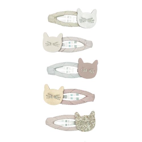 Mimi & Lula | Cute Cat Clic Clac Clips 5pk