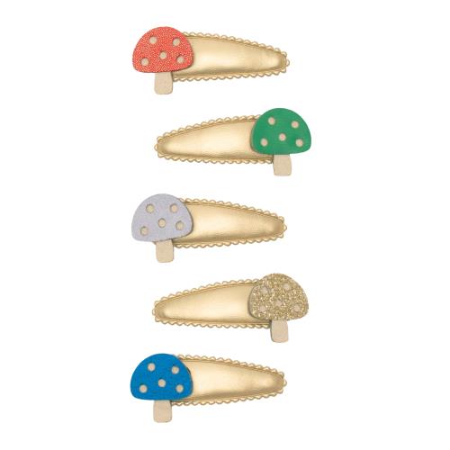 Mimi & Lula | Toadstool Mini Mabel Clips 5pk