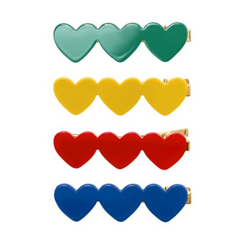 Mimi & Lula | Heart Acetate Clips 4pk