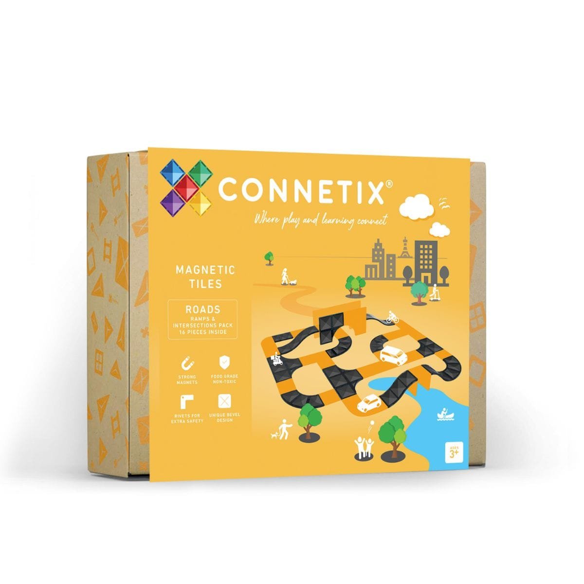 Connetix | Ramps & Intersections Pack - 16 pc