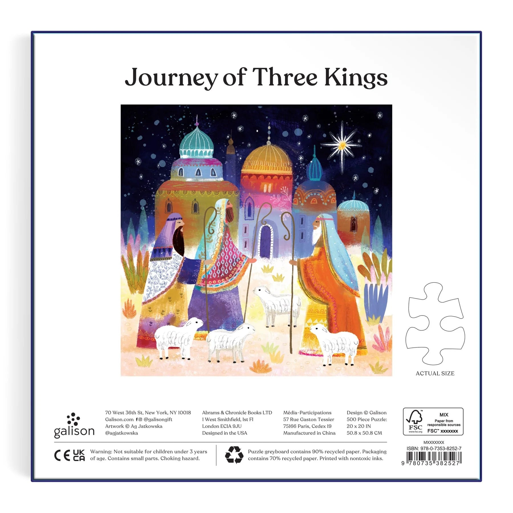 Galison | 500pc Puzzle - Journey of Three Kings