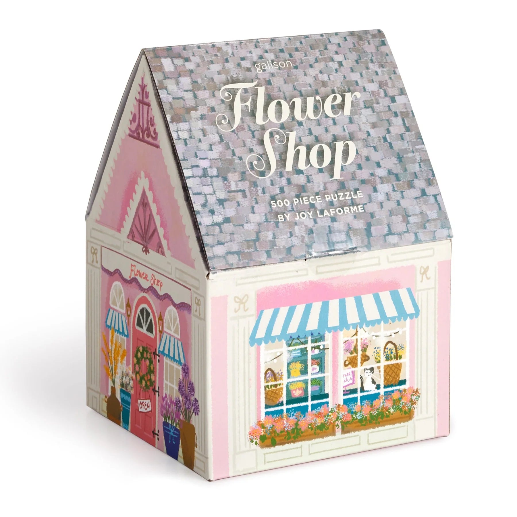 Galison | 500pc Puzzle - Joy Laforme Flower Shop House