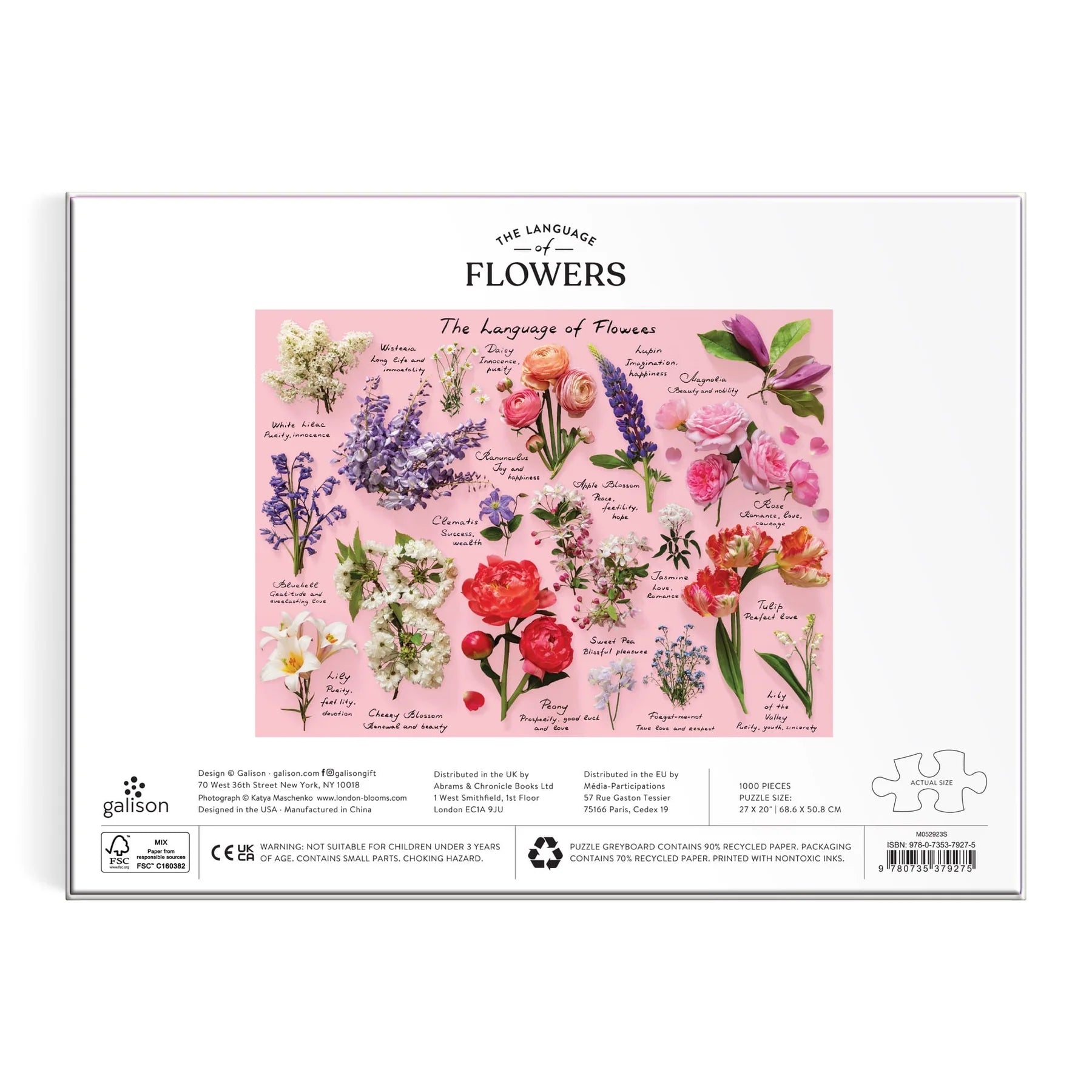 Galison | 1000pc Puzzle - Language of Flowers