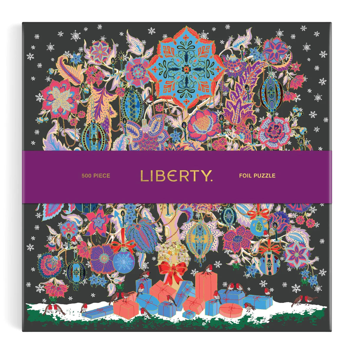 Galison | Liberty Christmas Tree of Life 500pc Foil Puzzle