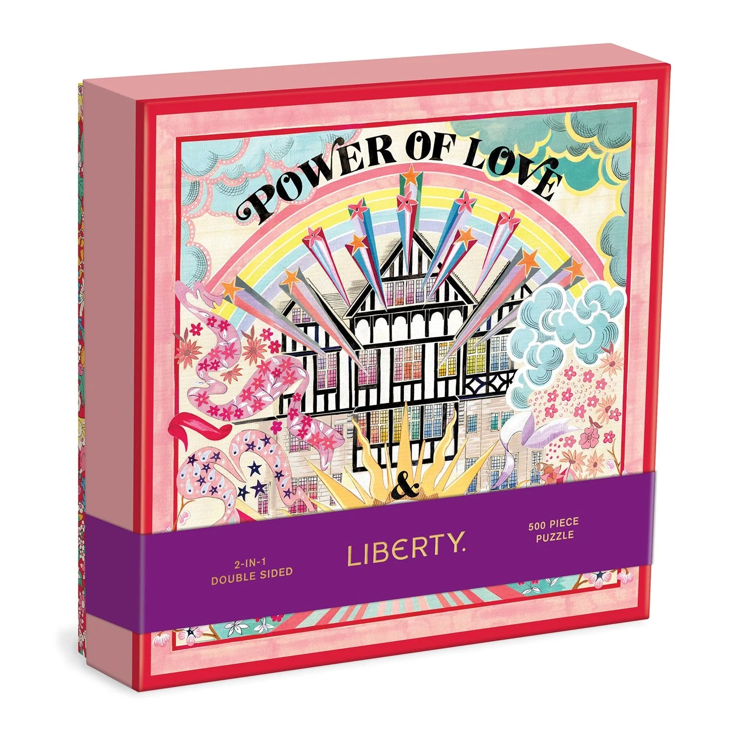 Galison | Liberty Power of Love 500pc Double Sided Puzzle