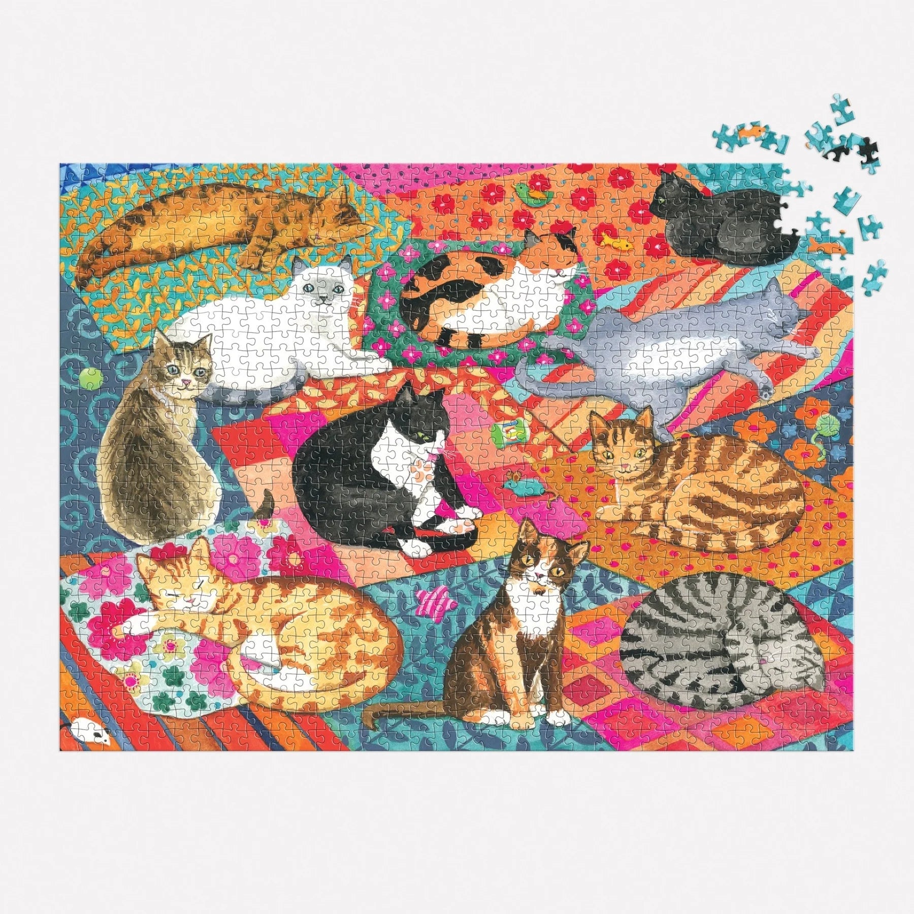 Galison | 1000pc Puzzle - Lounging Cats