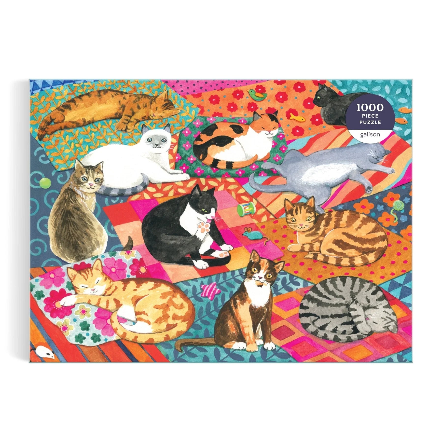 Galison | 1000pc Puzzle - Lounging Cats