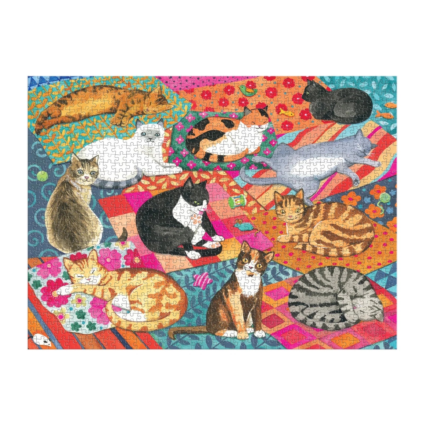 Galison | 1000pc Puzzle - Lounging Cats