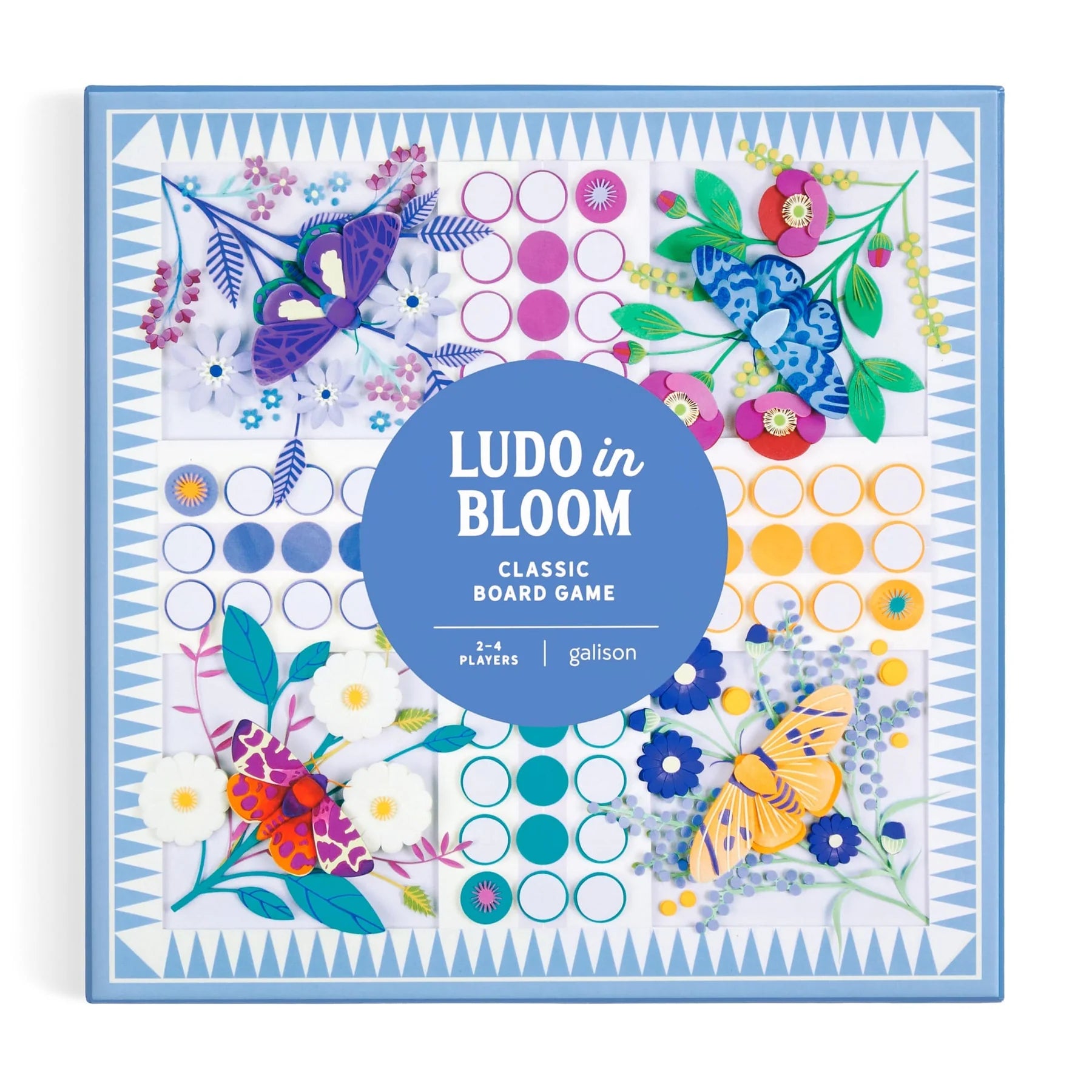 Galison | Ludo in Bloom Board Game