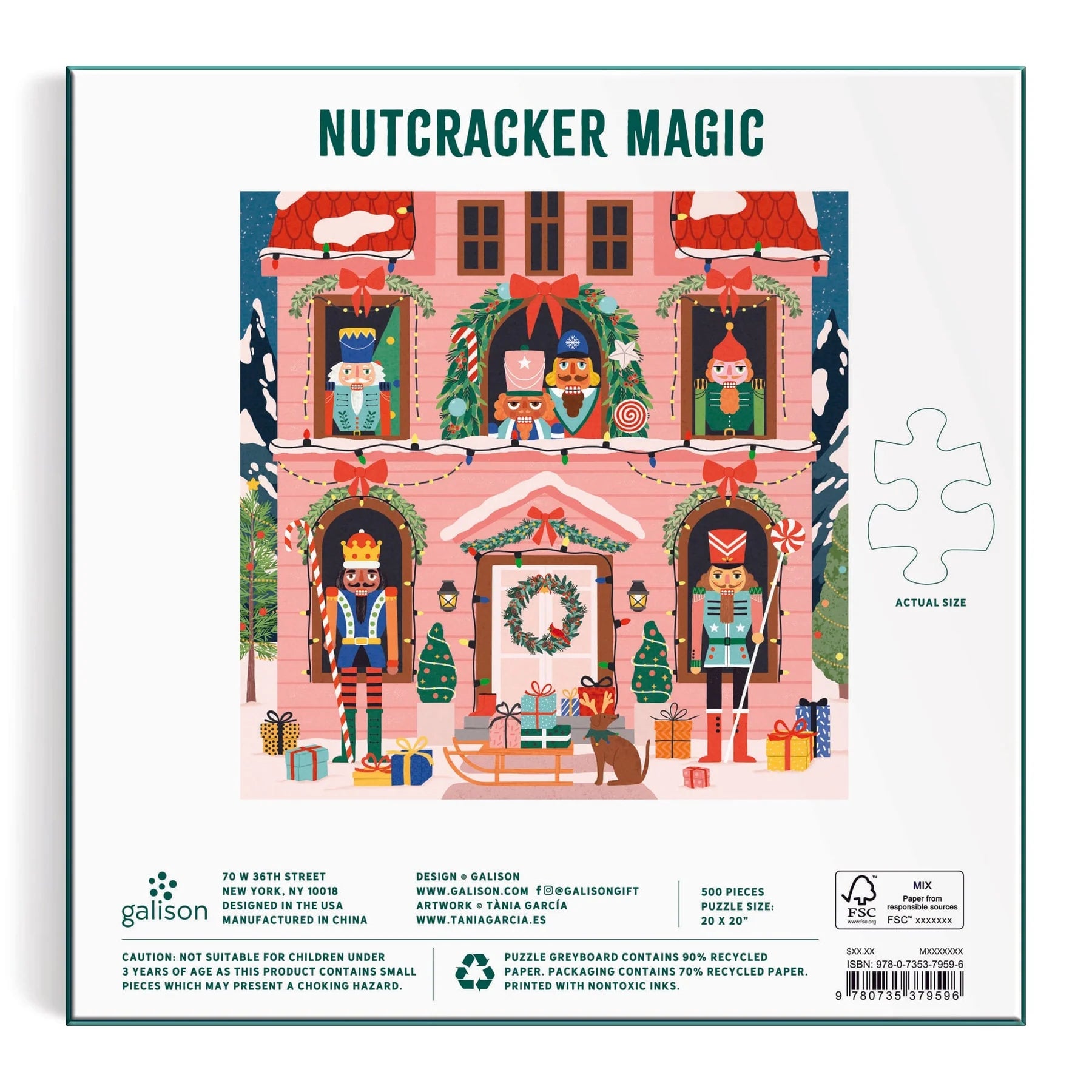 Galison | 500pc Puzzle - Nutcracker Magic