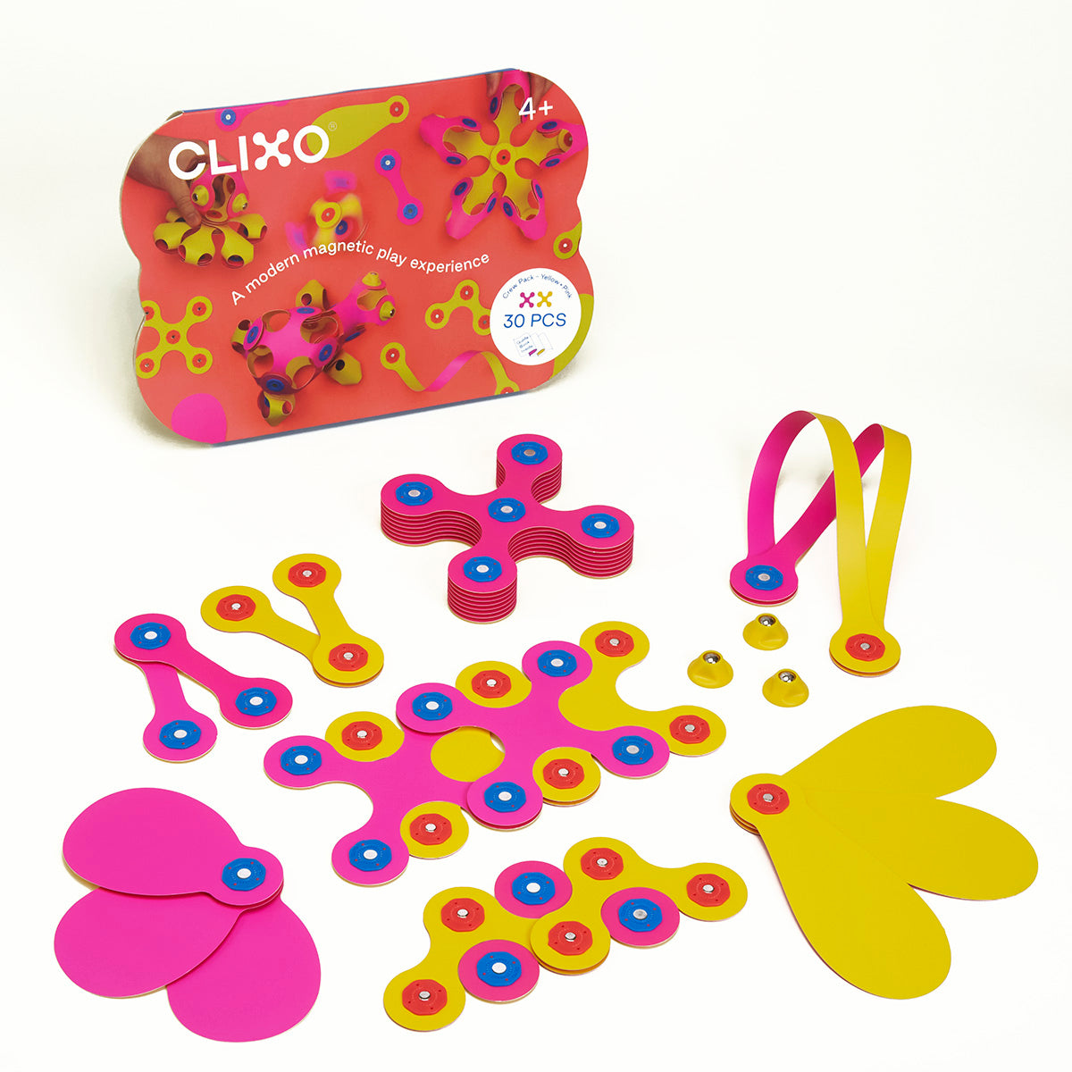 Clixo | Crew Pack Pink & Yellow - 30pc