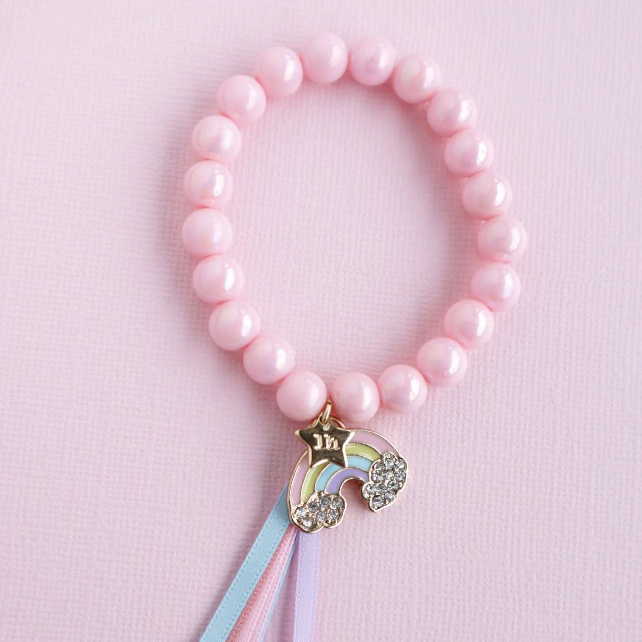 Lauren Hinkley | Rainbow Pink Elastic Bracelet