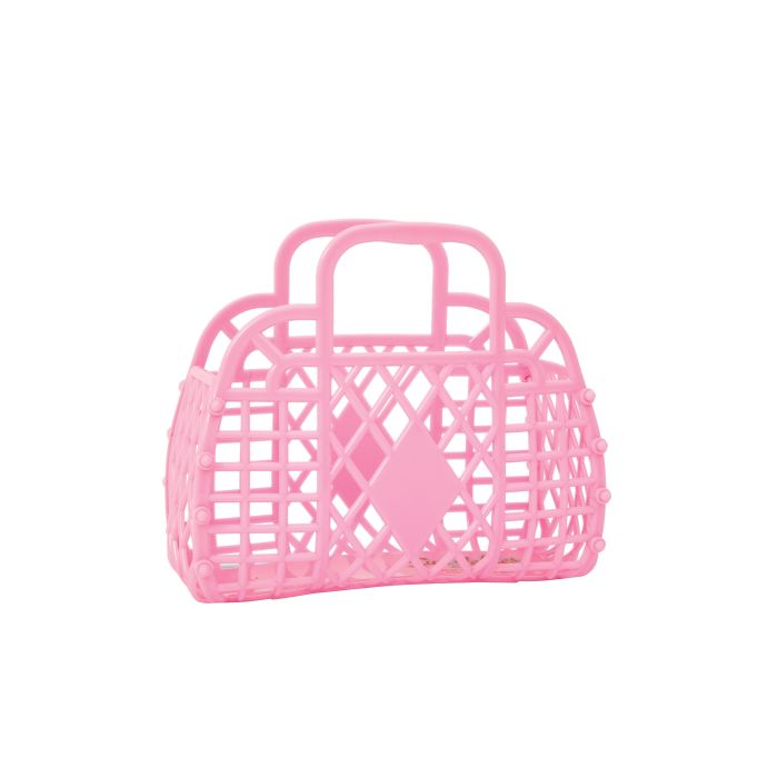 Sun Jellies | Mini Retro Basket - Bubblegum Pink