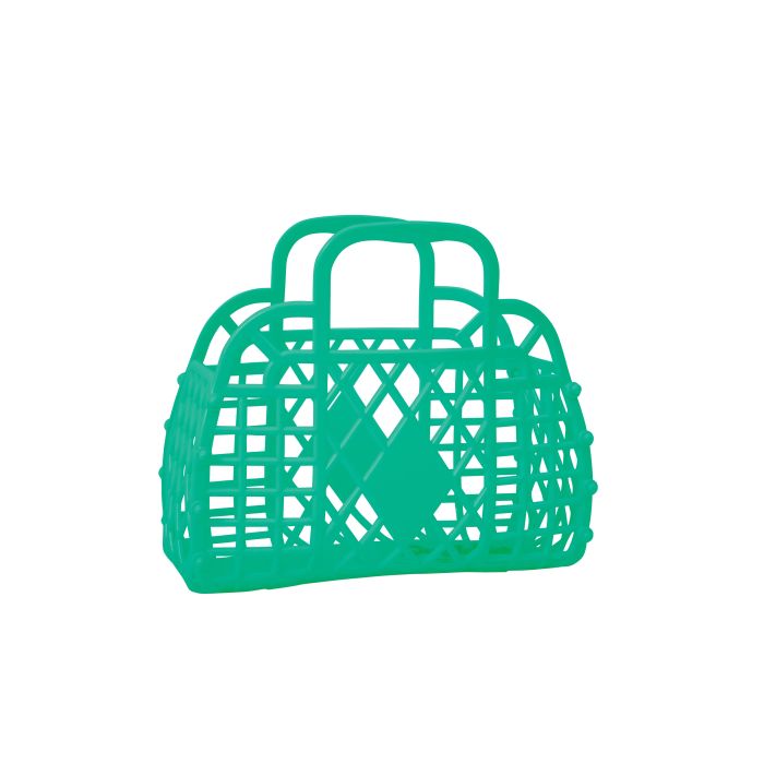 Sun Jellies | Mini Retro Basket - Green