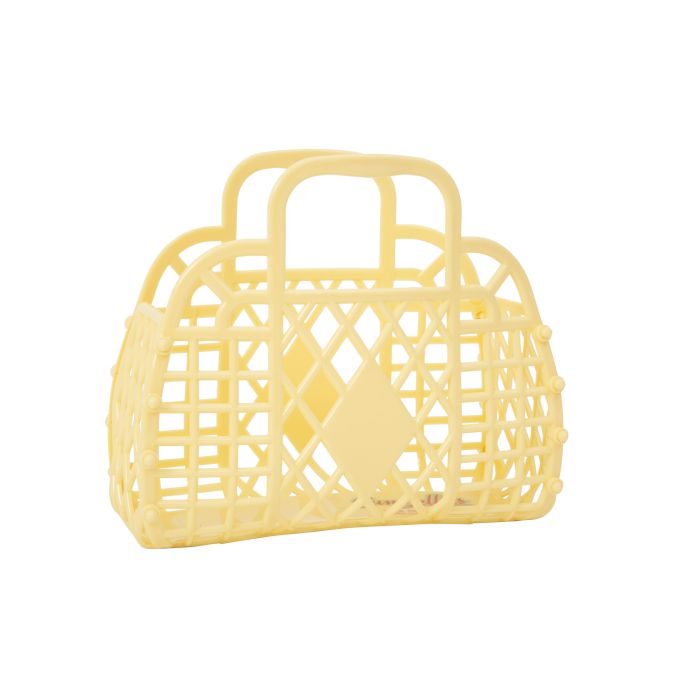 Sun Jellies | Mini Retro Basket - Yellow