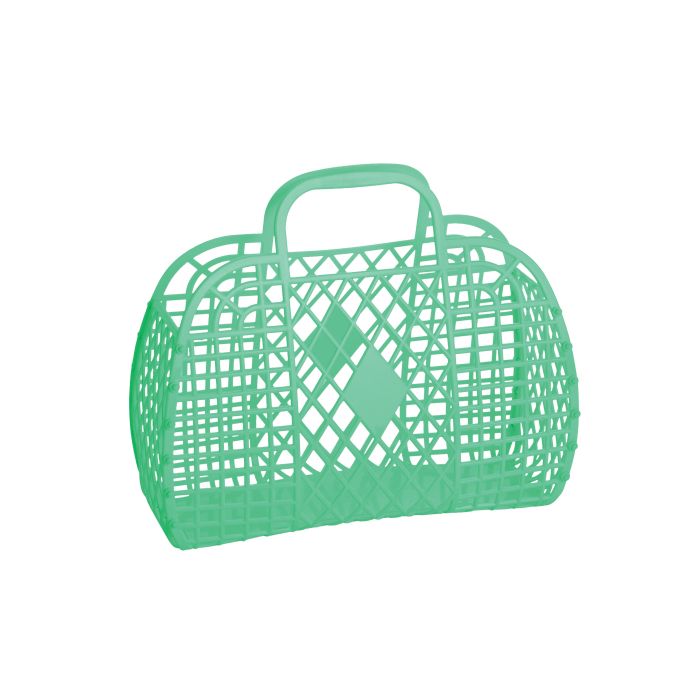 Sun Jellies | Small Retro Basket - Green