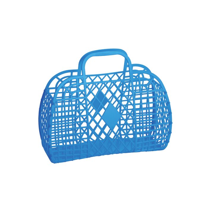 Sun Jellies | Small Retro Basket - Royal Blue