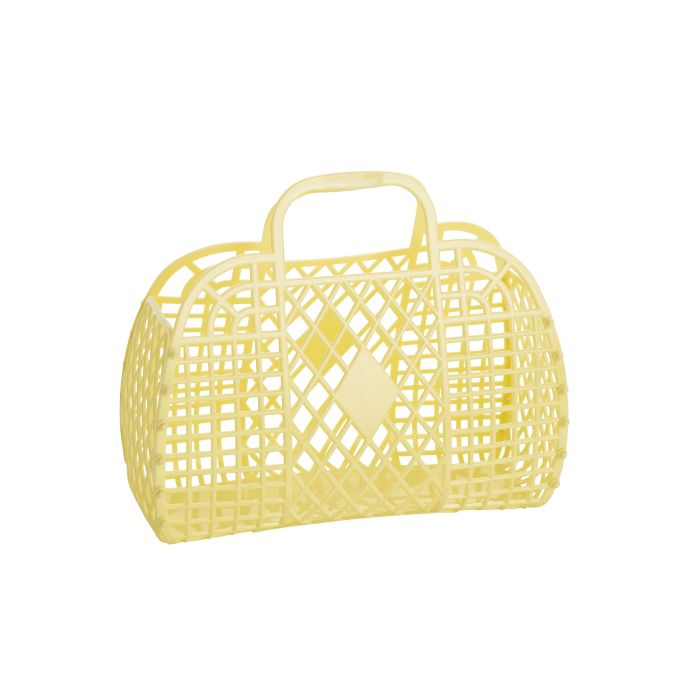 Sun Jellies | Small Retro Basket - Yellow