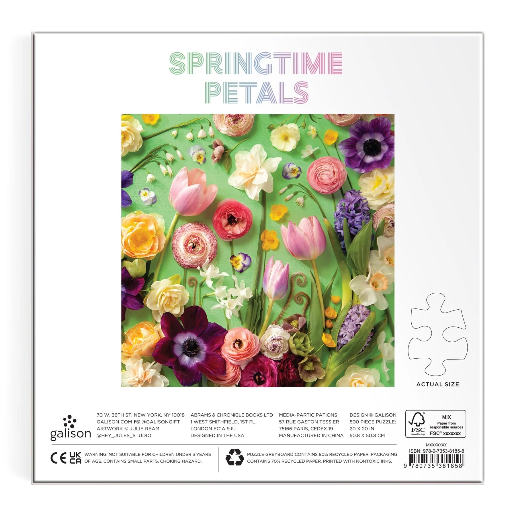 Galison | 500pc Puzzle - Springtime Petals