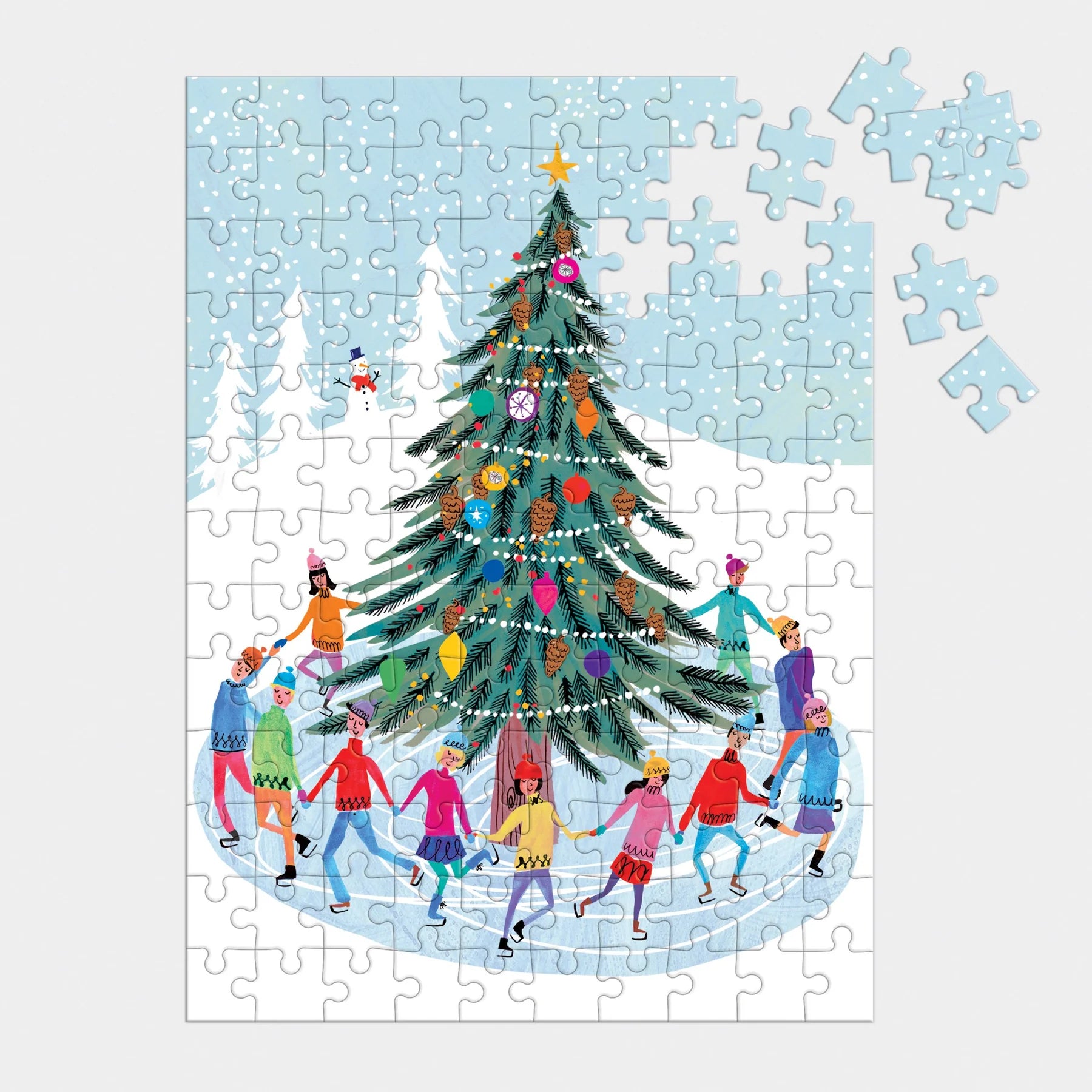 Galison | Ornament - Tree Skaters 130pc Puzzle