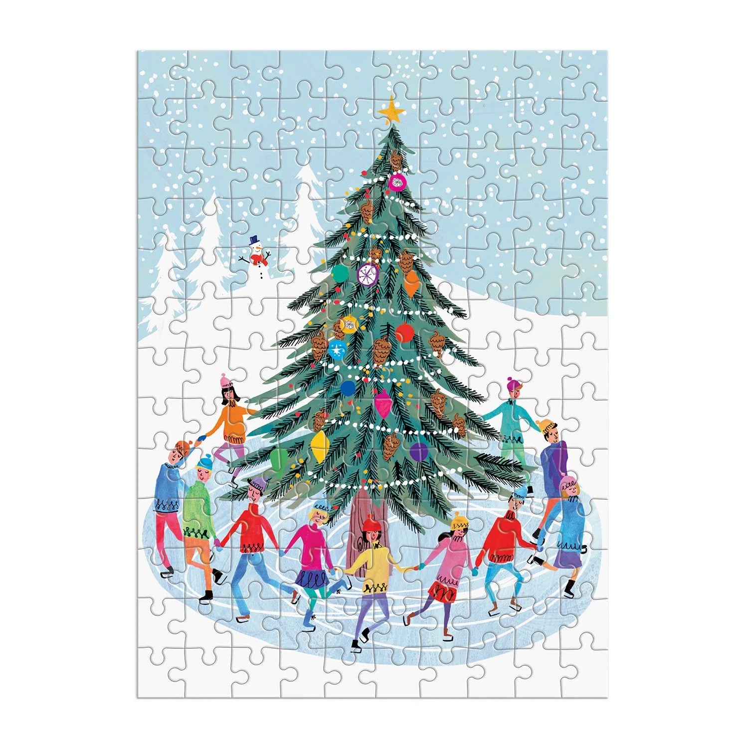 Galison | Ornament - Tree Skaters 130pc Puzzle