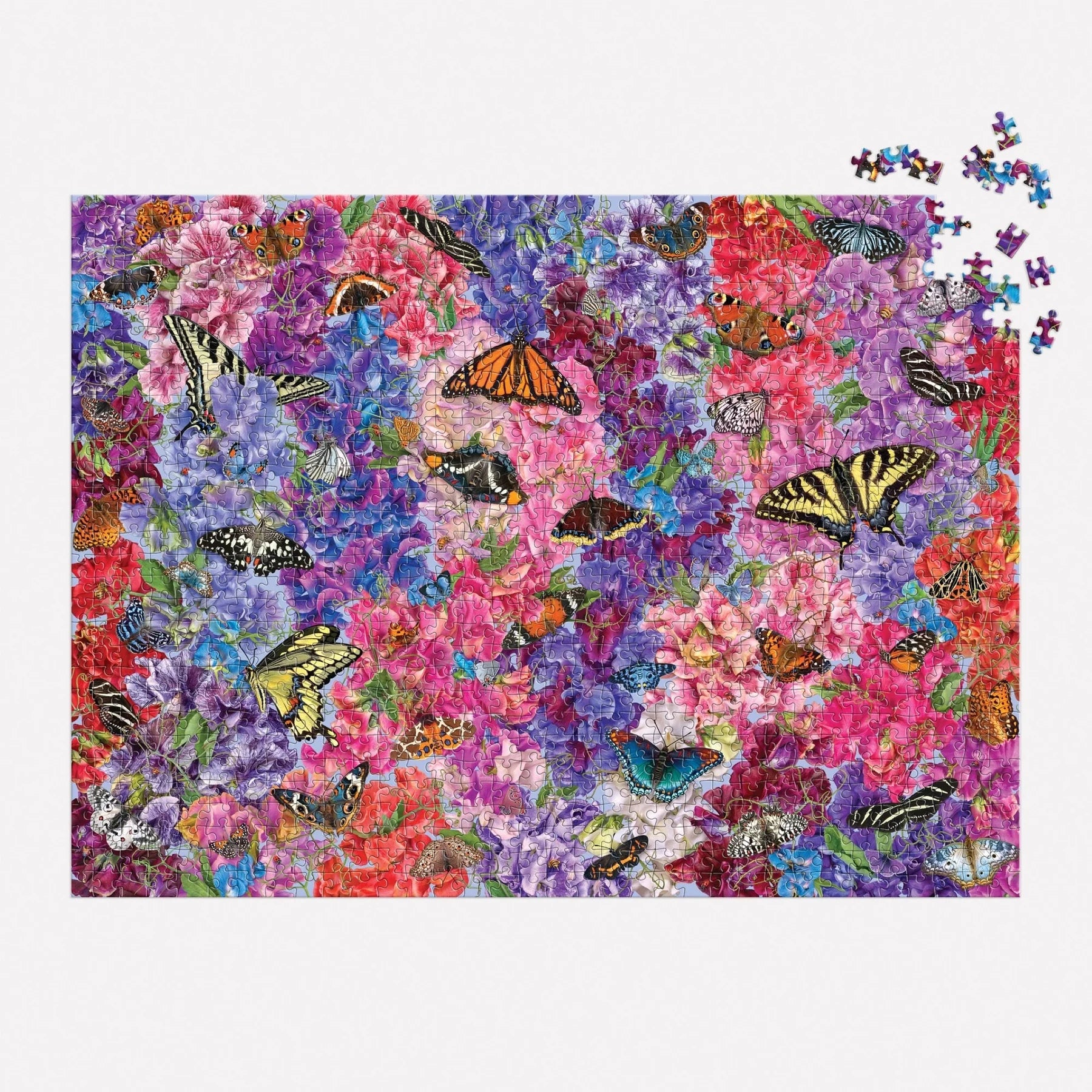 Galison | 1000pc Puzzle - Butterflies in the Sweet Peas