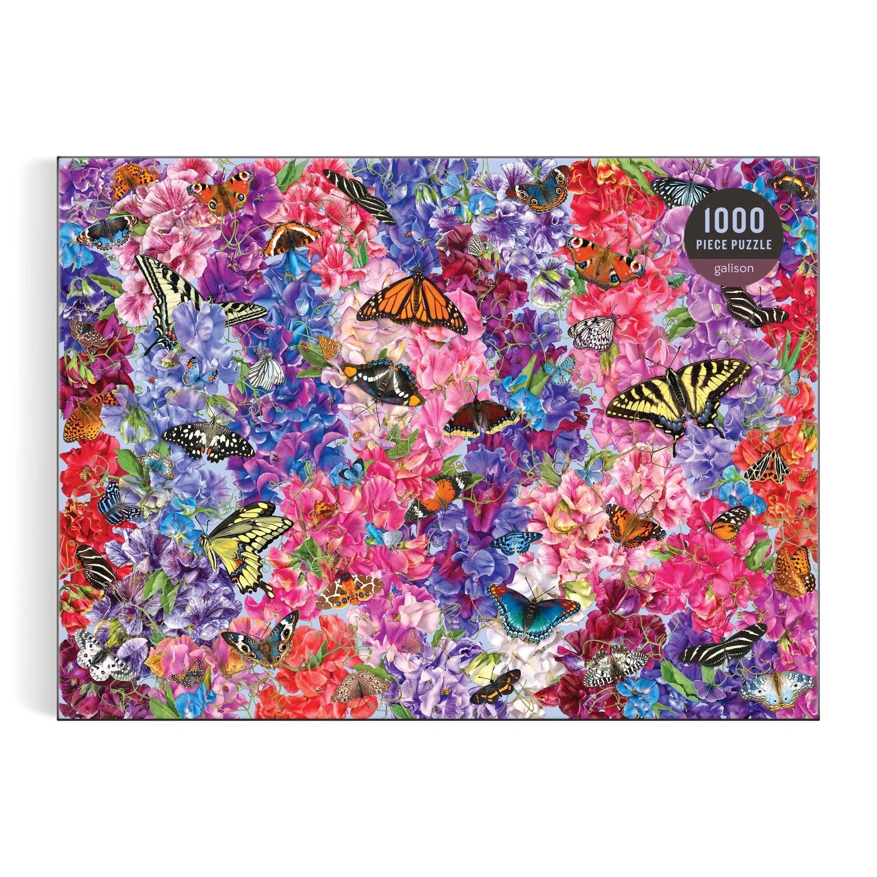 Galison | 1000pc Puzzle - Butterflies in the Sweet Peas