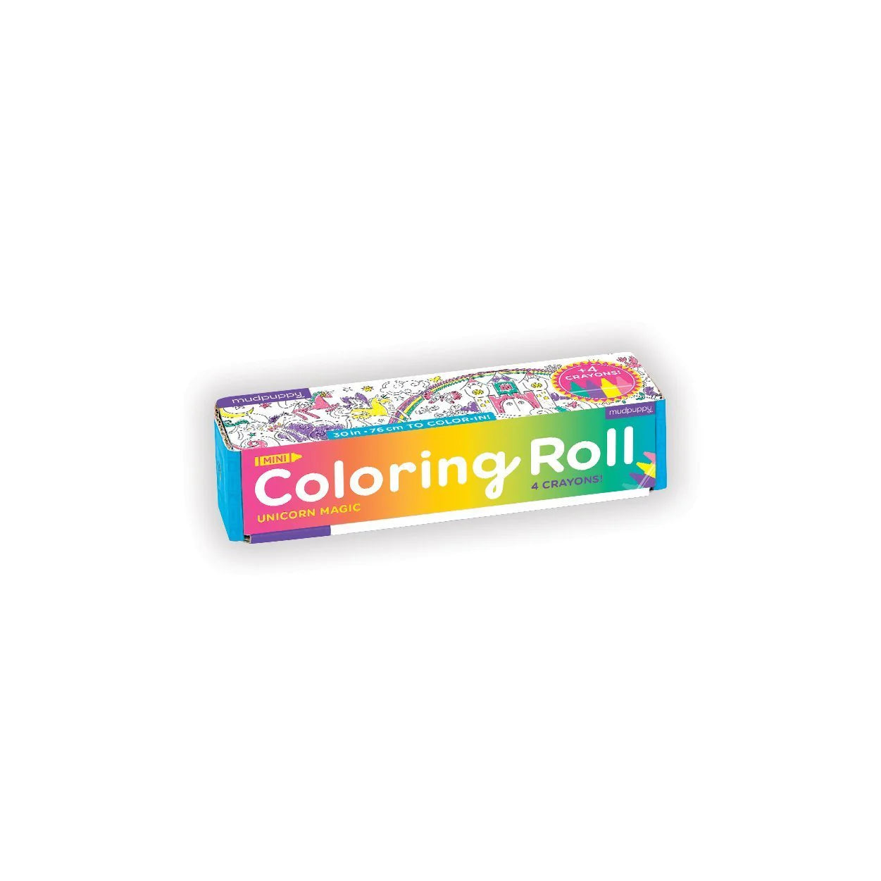 Mud Puppy | Mini Colouring Roll - Unicorn Magic