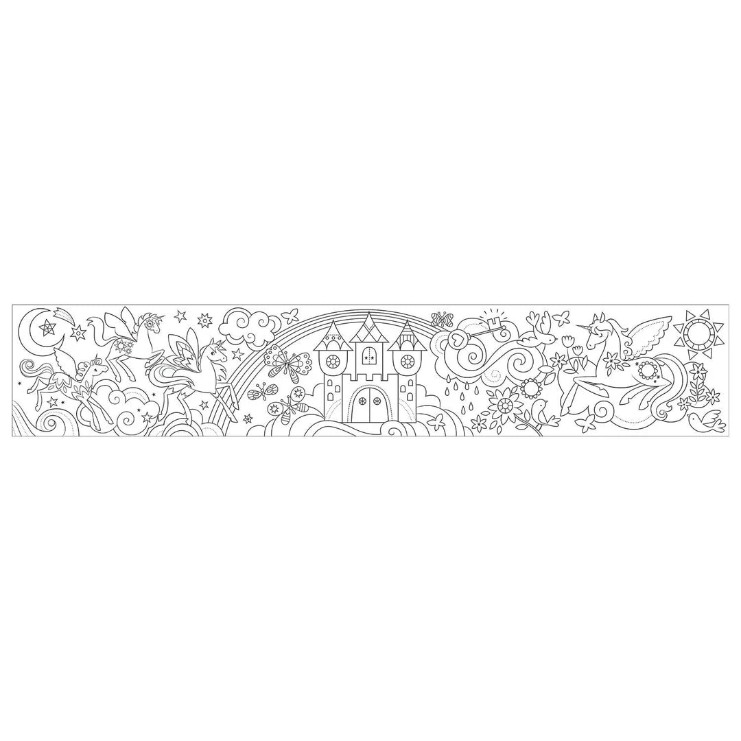 Mud Puppy | Mini Colouring Roll - Unicorn Magic