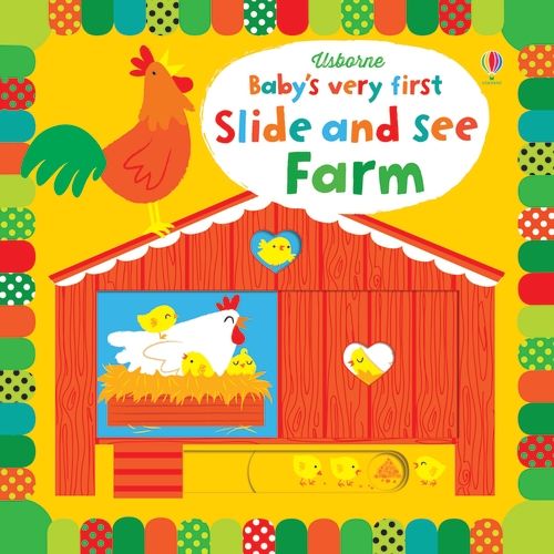 Usborne Books | Baby's Very First Slide & See - Farm