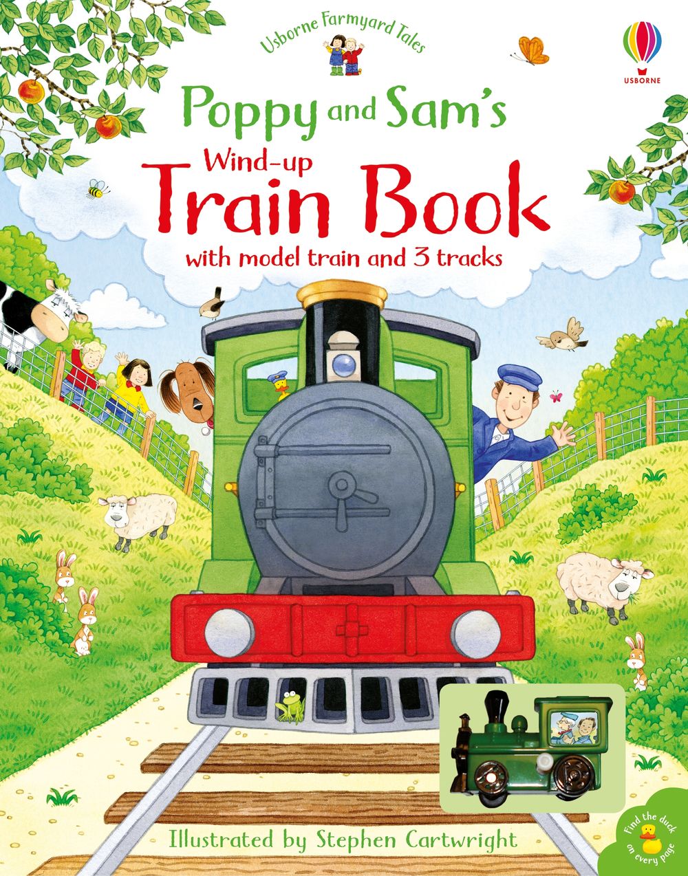 Usborne | Poppy and Sam's Wind-Up Train Book