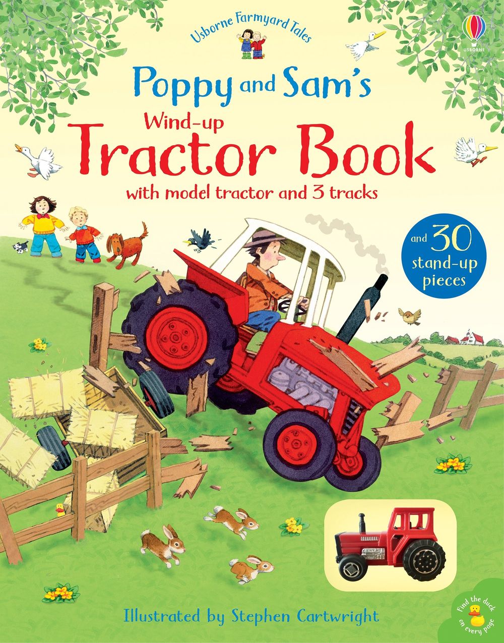 Usborne | Poppy and Sam's Wind-Up Tractor Book