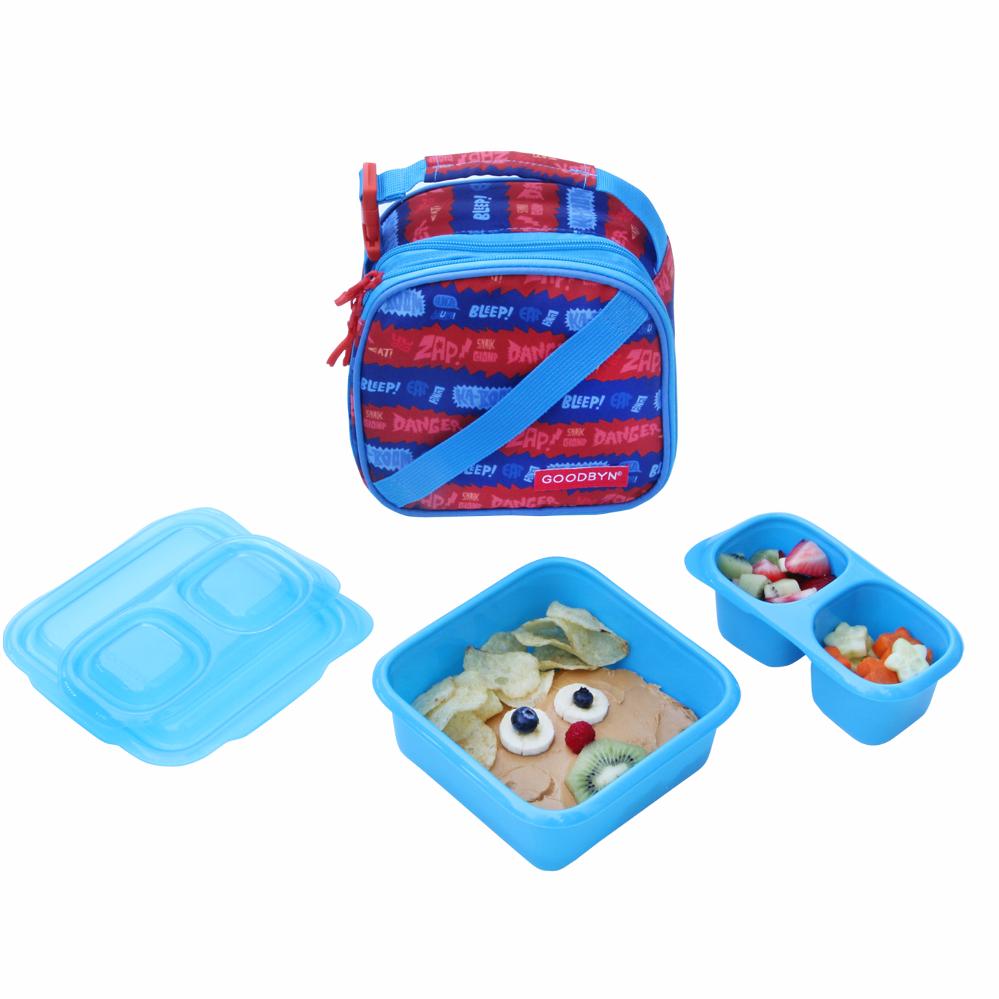 Goodbyn | Expandable Lunch Kit - Zap (Blue)