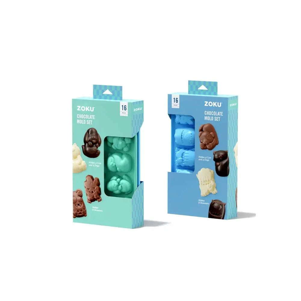 Zoku | Chocolate Mold Set - Cats, Dogs & Monsters