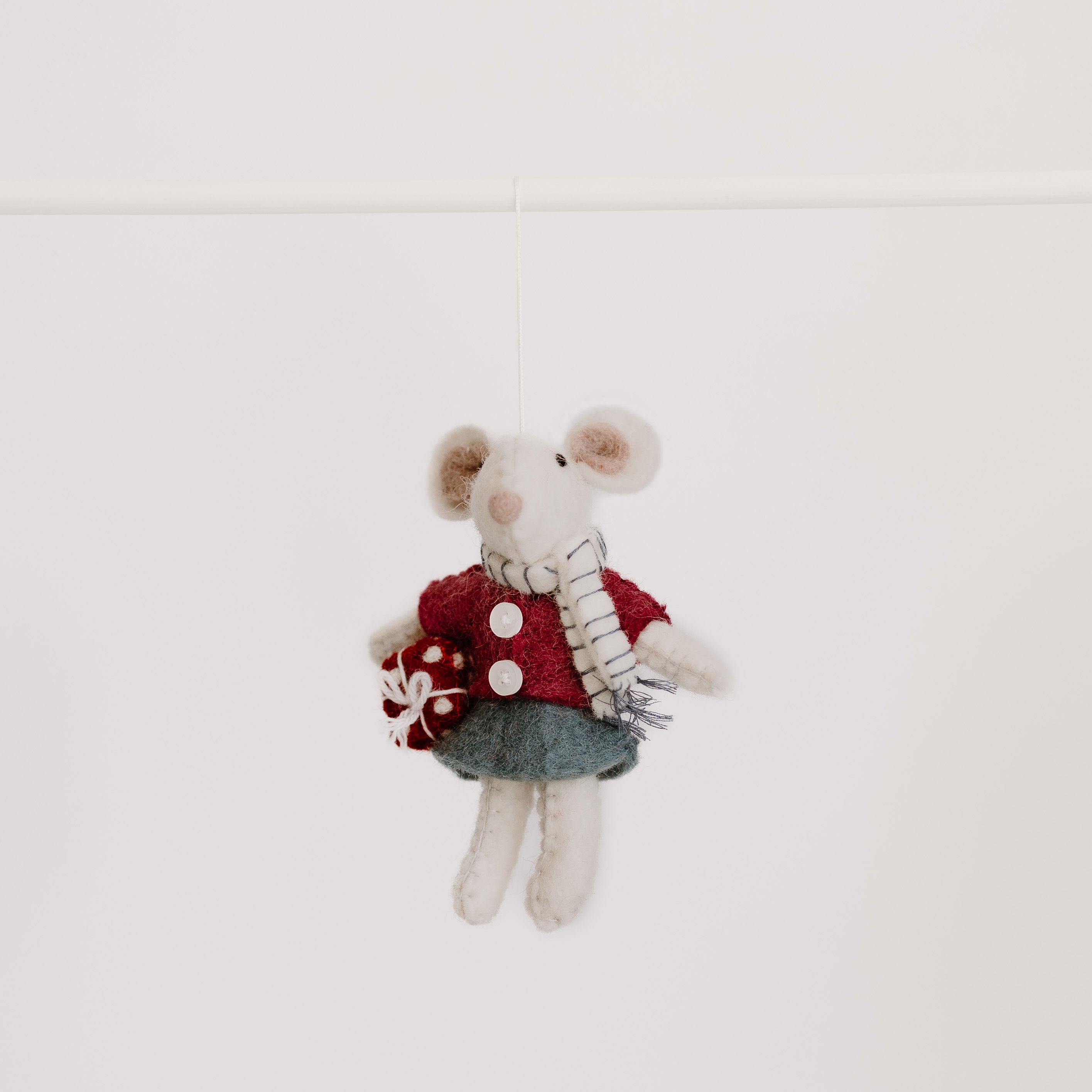 Pashom | Hanging Decoration - Pink Mouse