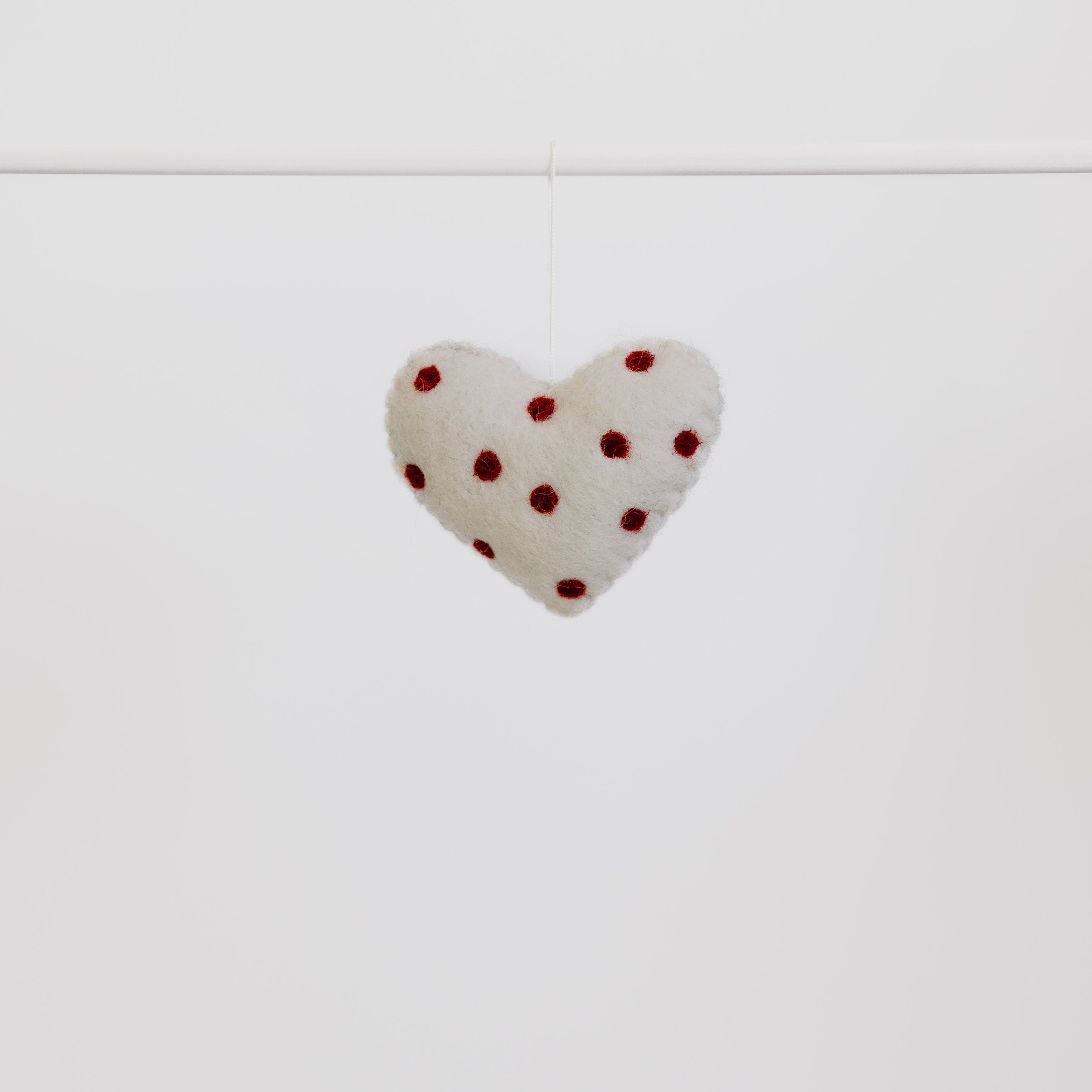 Pashom | Hanging Decoration - Heart with Spots