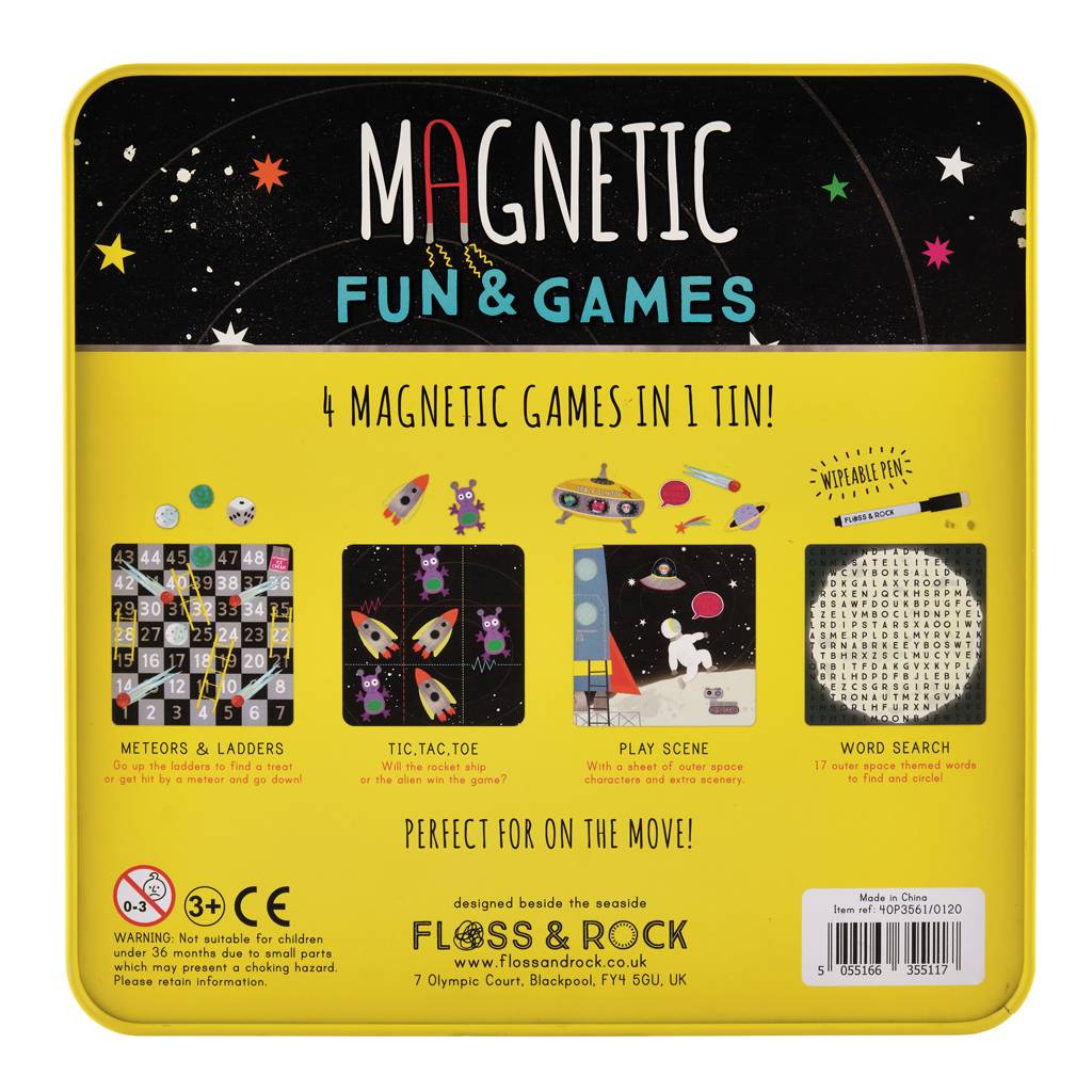 Floss & Rock | 4 in 1 Magnetic Games - Space