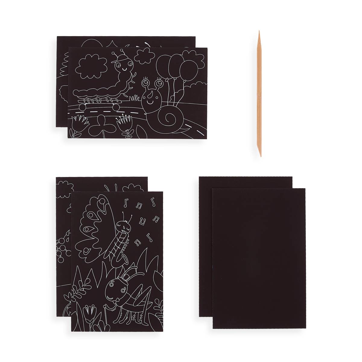 Ooly | Mini Scratch & Scribble - Bug Buddies
