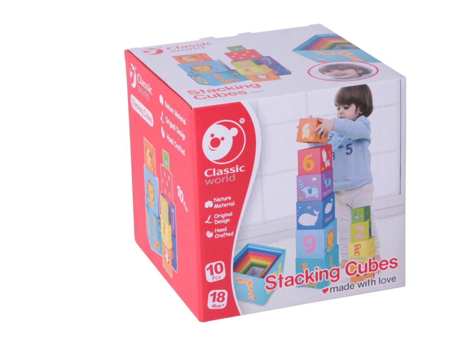 Classic World | Animal Counting Stacking Cubes
