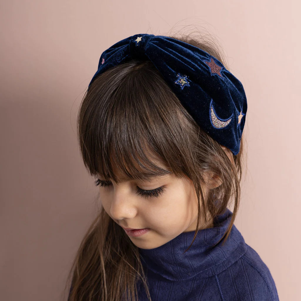 Mimi & Lula | Bright Sky Velvet Alice Band