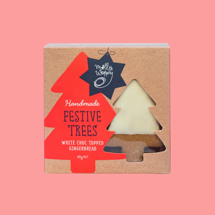 Molly Woppy | Festive Trees Choc Top Gingerbread - Boxed