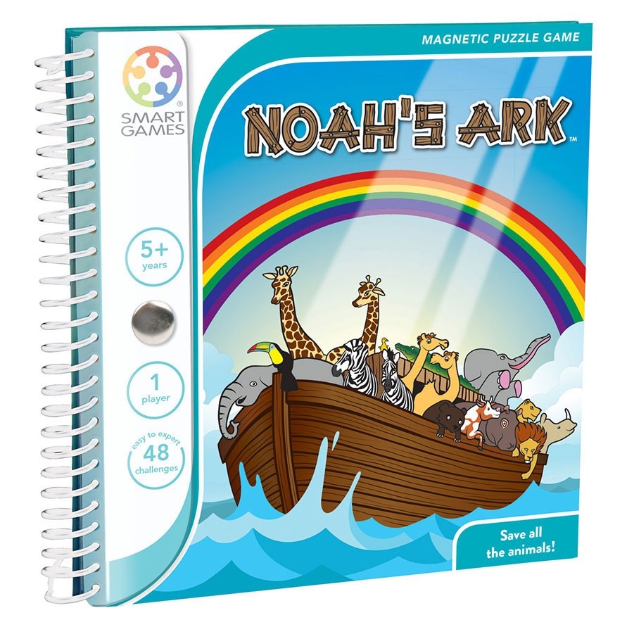 Smart Games | Magnetic Travel Game | Noah's Ark