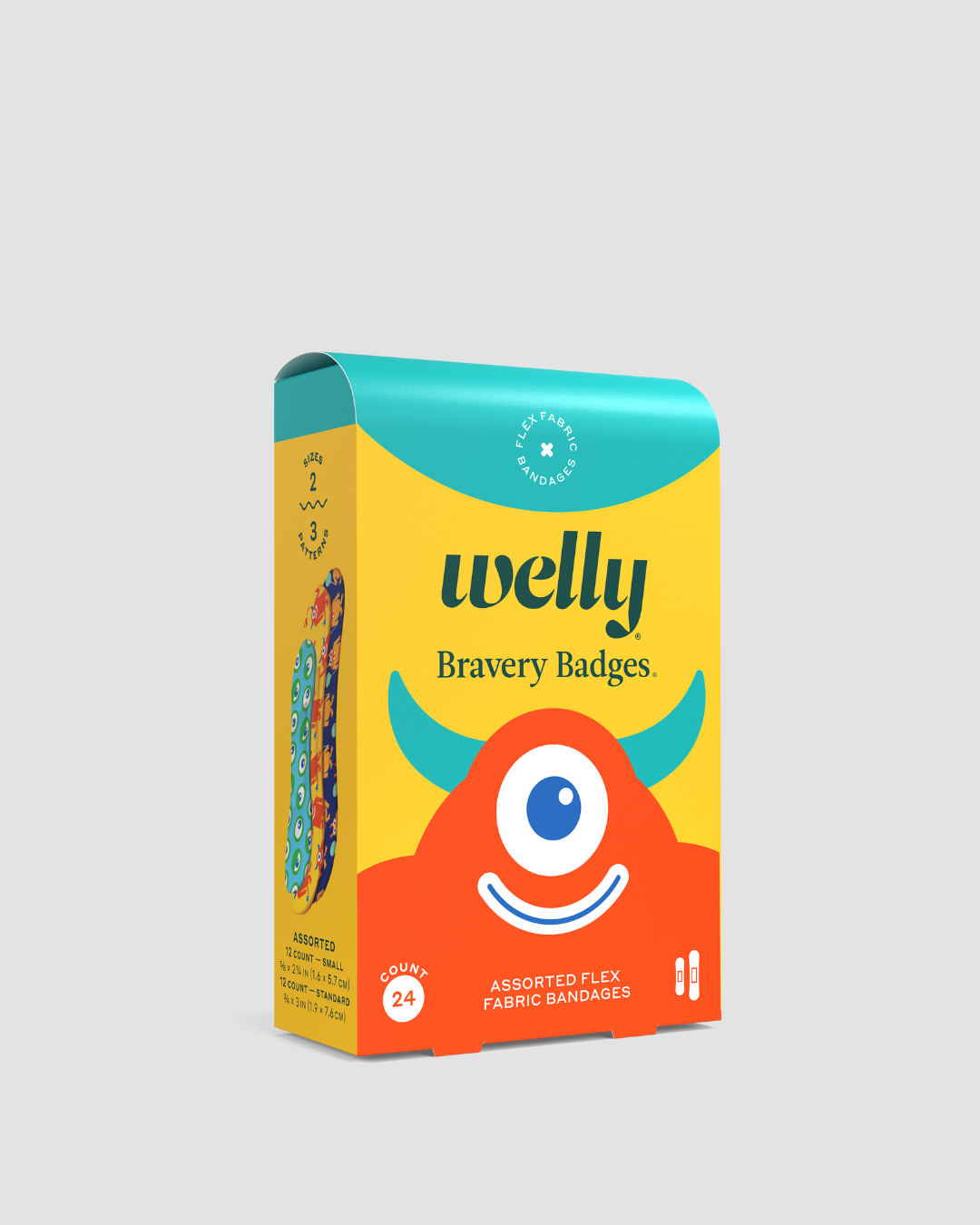 Welly | Bravery Badges Refill - Monsters 24pk
