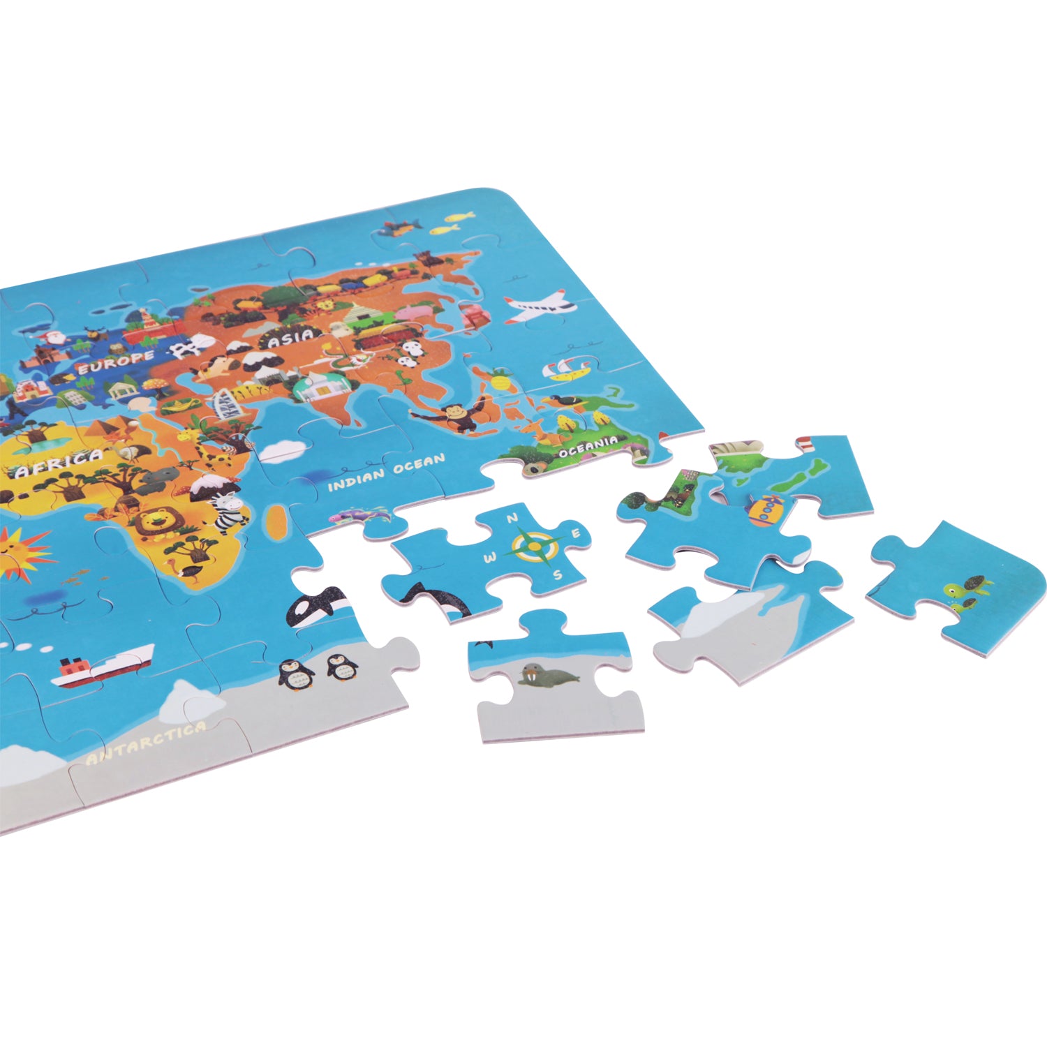 Classic World | World Map Jigsaw Puzzle - 48pc
